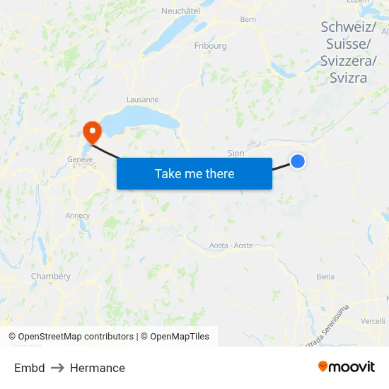 Embd to Hermance map