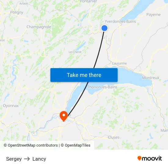 Sergey to Lancy map