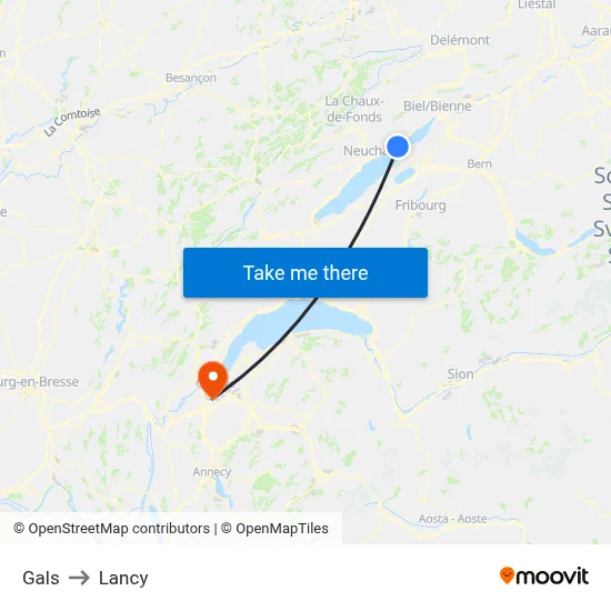 Gals to Lancy map