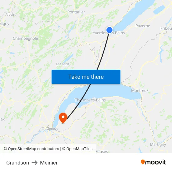 Grandson to Meinier map