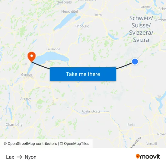 Lax to Nyon map