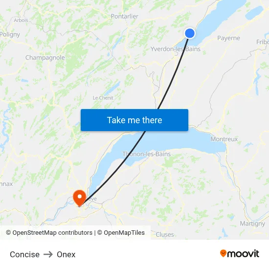 Concise to Onex map