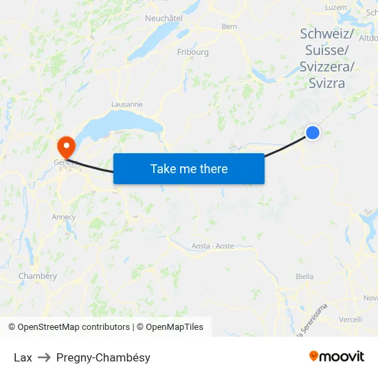 Lax to Pregny-Chambésy map