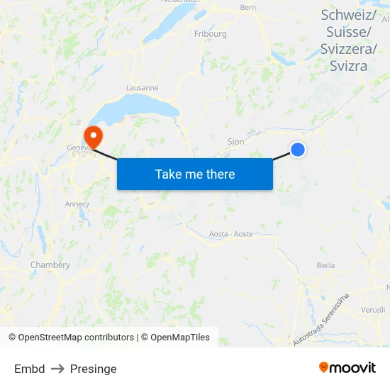 Embd to Presinge map