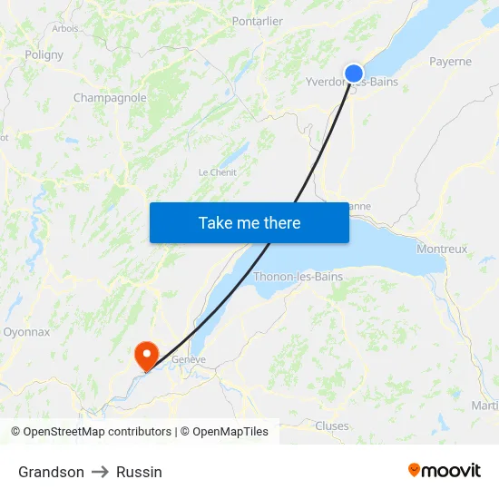 Grandson to Russin map