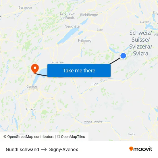 Gündlischwand to Signy-Avenex map