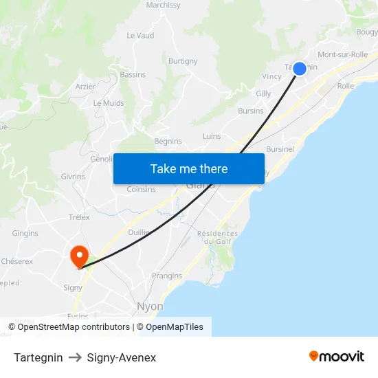Tartegnin to Signy-Avenex map