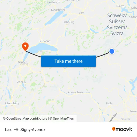 Lax to Signy-Avenex map
