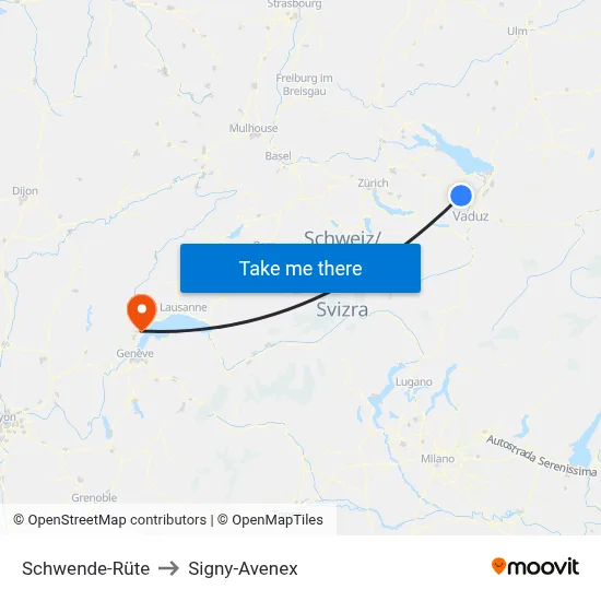 Schwende-Rüte to Signy-Avenex map
