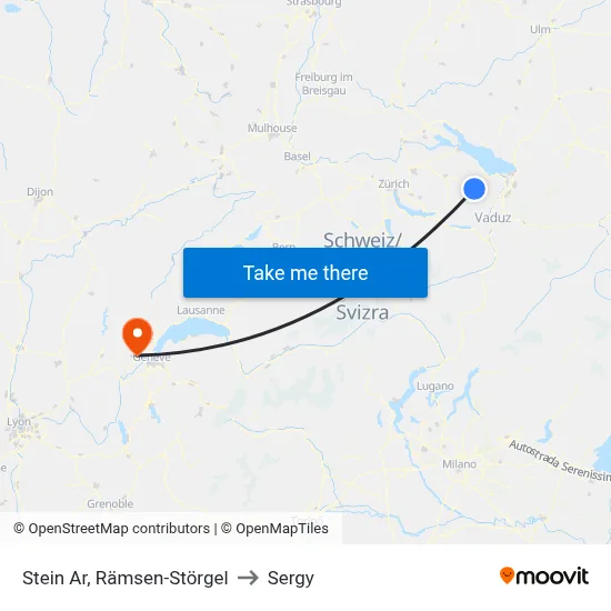 Stein Ar, Rämsen-Störgel to Sergy map