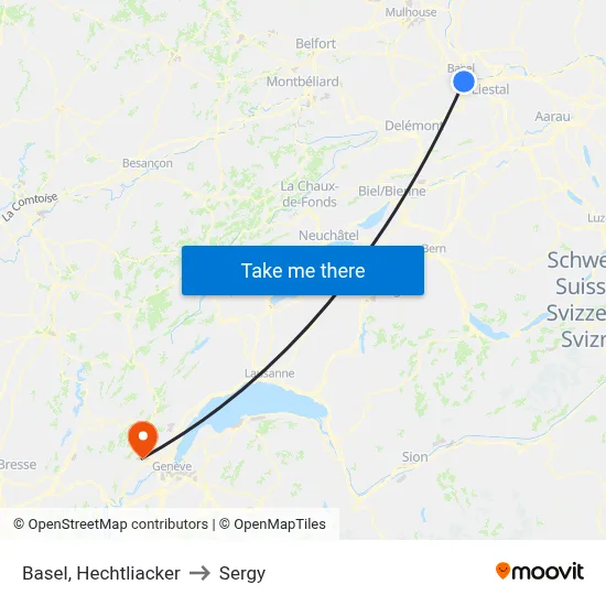 Basel, Hechtliacker to Sergy map