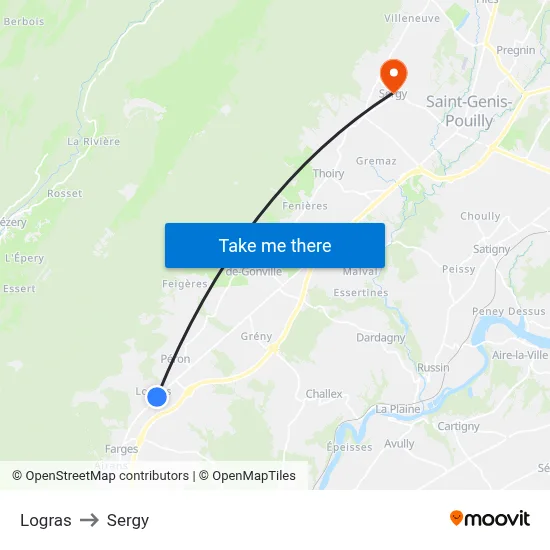 Logras to Sergy map