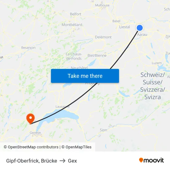 Gipf-Oberfrick, Brücke to Gex map