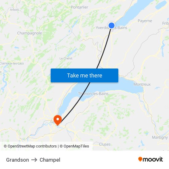 Grandson to Champel map