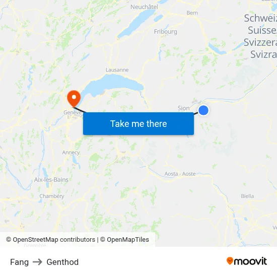 Fang to Genthod map