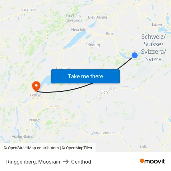 Ringgenberg, Moosrain to Genthod map