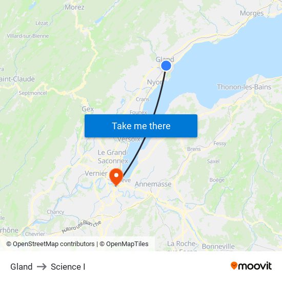 Gland to Science I map