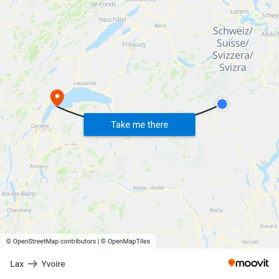 Lax to Yvoire map