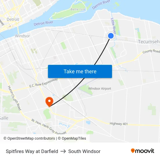 Spitfires Way at Darfield to South Windsor map