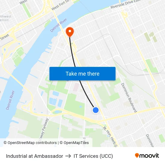 Industrial at Ambassador to IT Services (UCC) map
