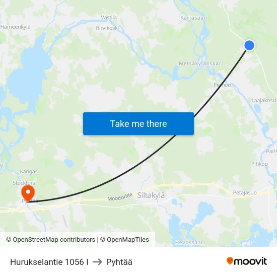 Hurukselantie 1056 I to Pyhtää map