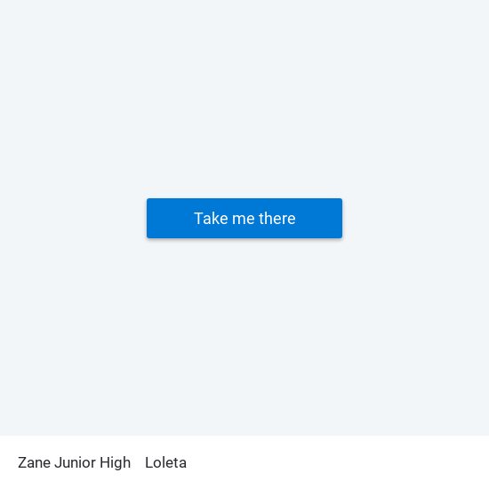 Zane Junior High to Loleta map