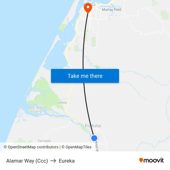 Alamar Way (Ccc) to Eureka map