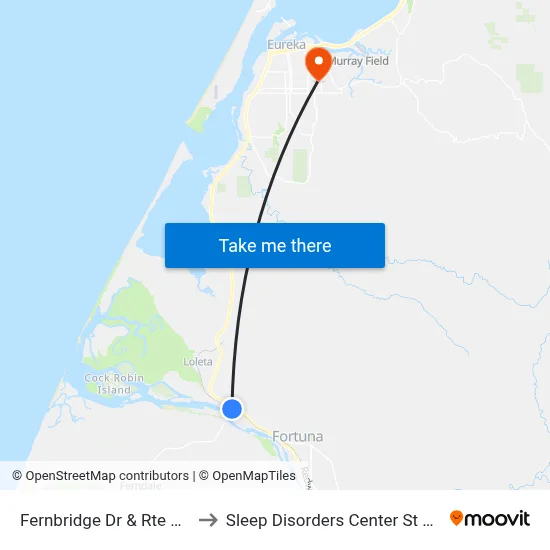 Fernbridge Dr & Rte 211 - Nb Stop to Sleep Disorders Center St Joseph Hospital map