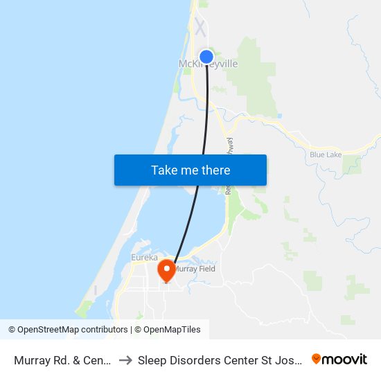 Murray Rd. & Central Ave. to Sleep Disorders Center St Joseph Hospital map