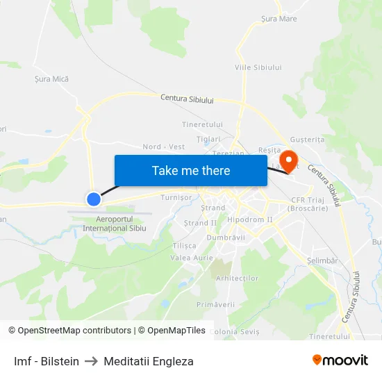 Imf - Bilstein to Meditatii Engleza map