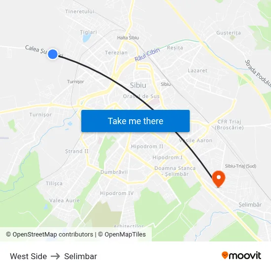 West Side to Selimbar map