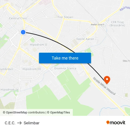 C.E.C. to Selimbar map