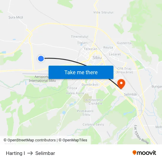 Harting I to Selimbar map