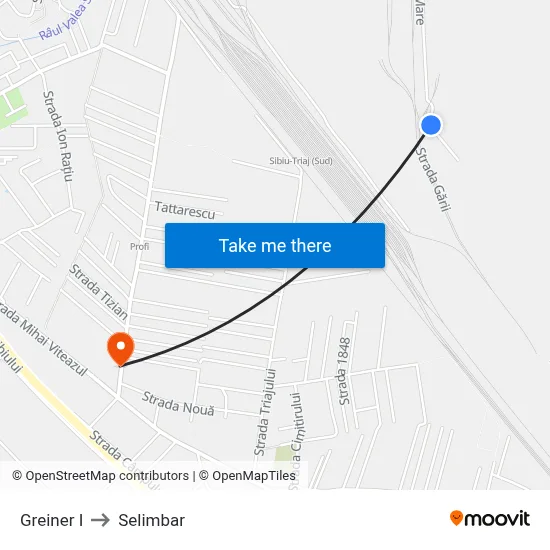 Greiner I to Selimbar map