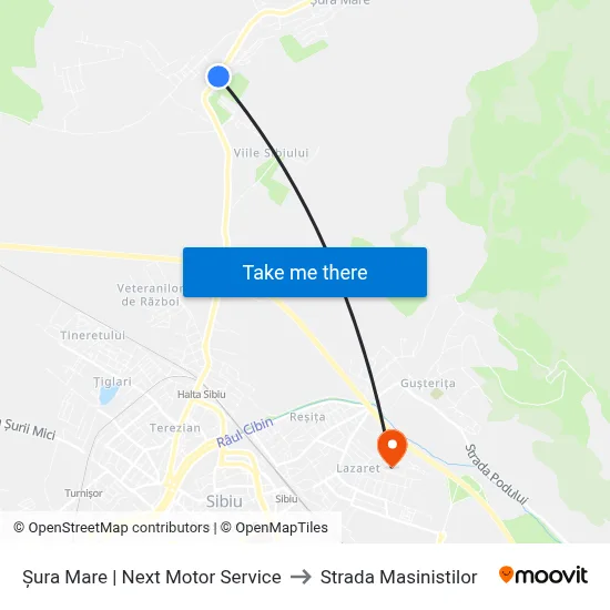 Șura Mare | Next Motor Service to Strada Masinistilor map