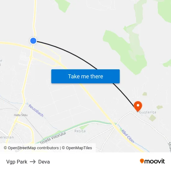Vgp Park to Deva map