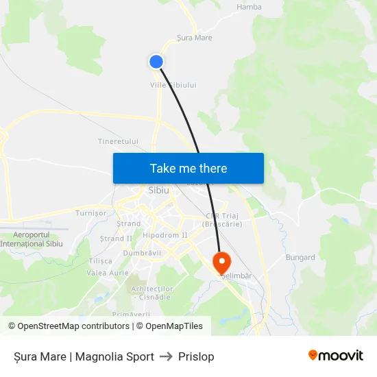 Șura Mare | Magnolia Sport to Prislop map