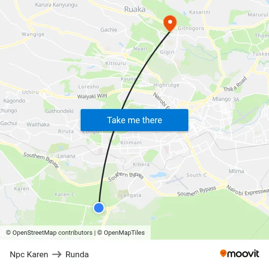 Npc Karen to Runda map