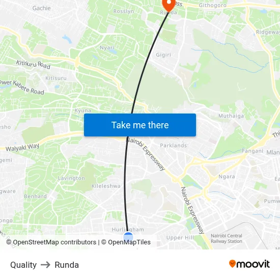 Quality to Runda map