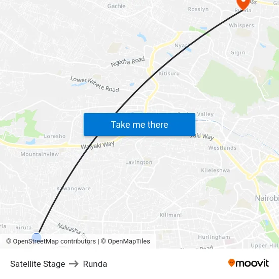 Satellite Stage to Runda map