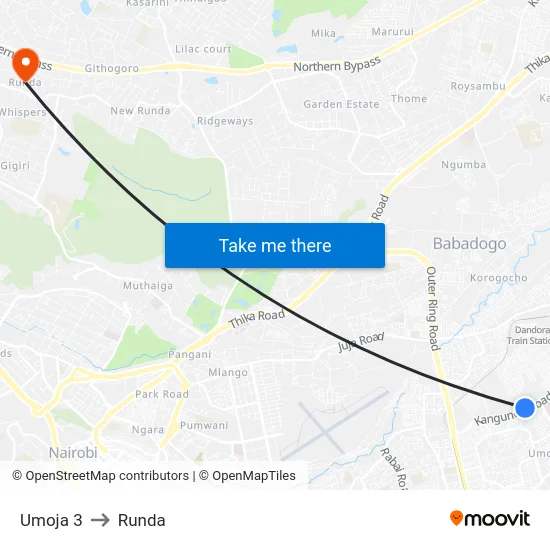 Umoja 3 to Runda map