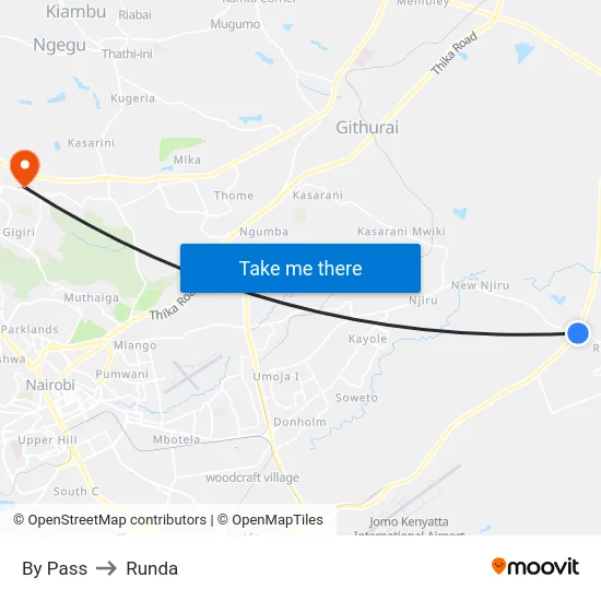 By Pass to Runda map