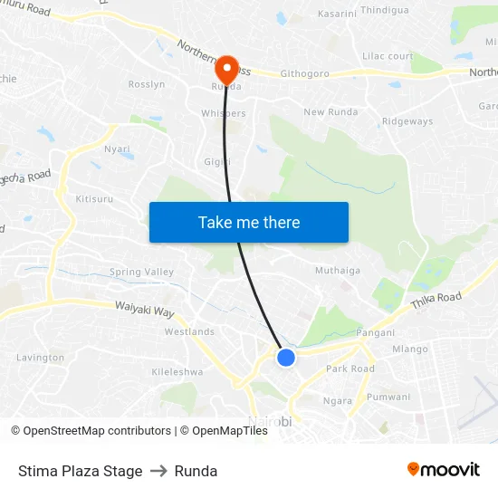 Stima Plaza Stage to Runda map