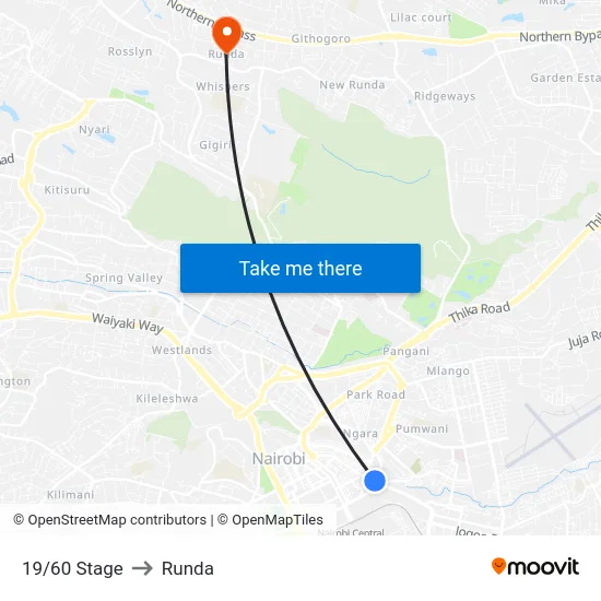 19/60 Stage to Runda map