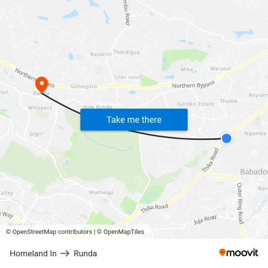 Homeland In to Runda map