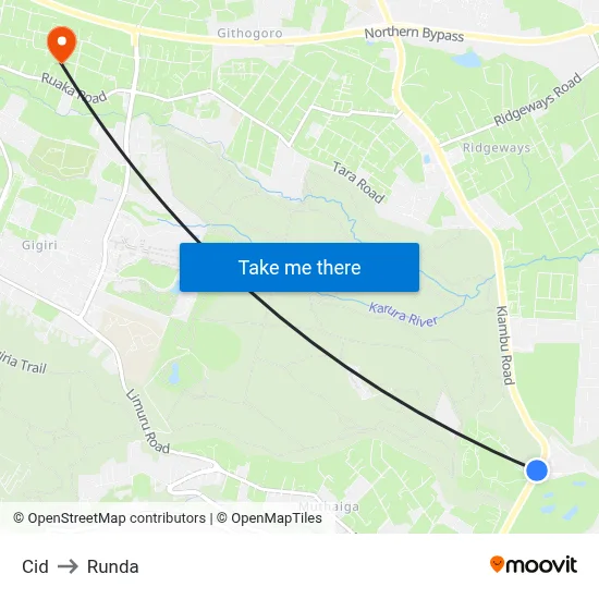 Cid to Runda map