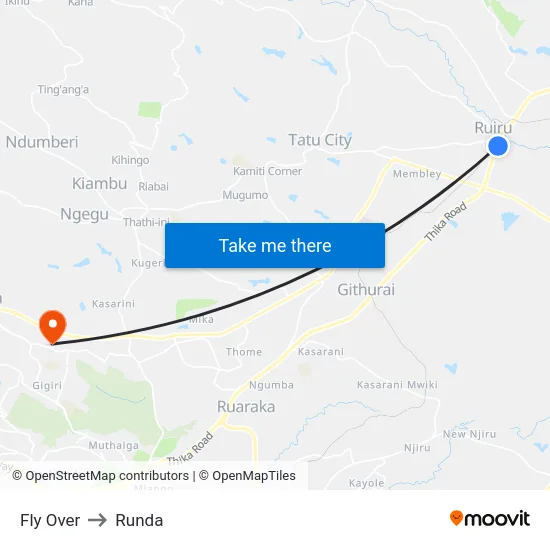 Fly Over to Runda map