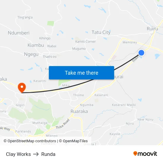 Clay Works to Runda map