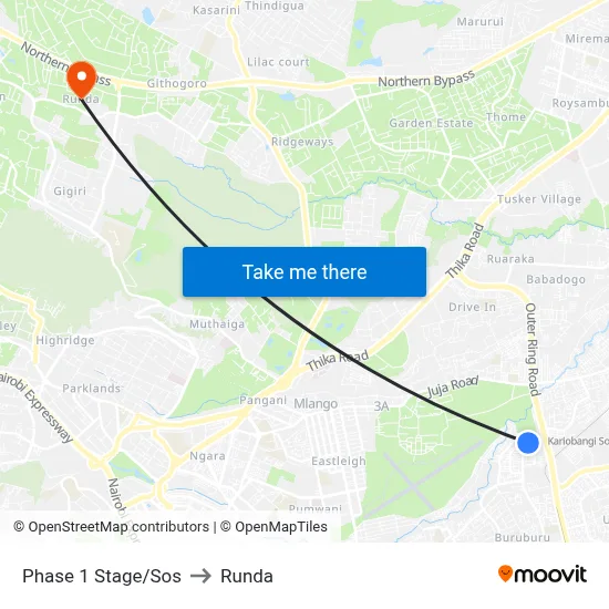 Phase 1 Stage/Sos to Runda map