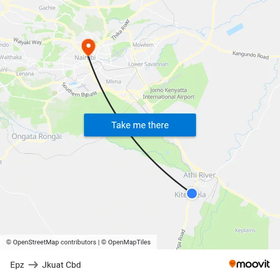 Epz to Jkuat Cbd map